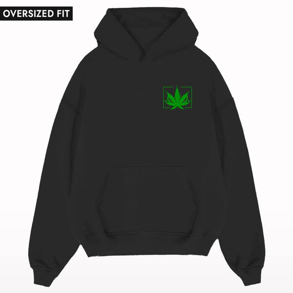 Marijuana Time Oversized Hoodie - Crunk Thread