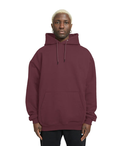 Plain Relaxed Fit Drop Shoulder Maroon Hoodie - Crunk Thread