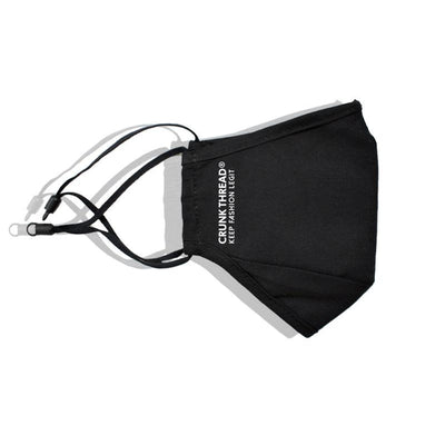 Crunk Thread Face Mask With Nose Clip & Adjustable Ear Loops - Crunk Thread