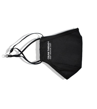 Crunk Thread Face Mask With Nose Clip & Adjustable Ear Loops - Crunk Thread