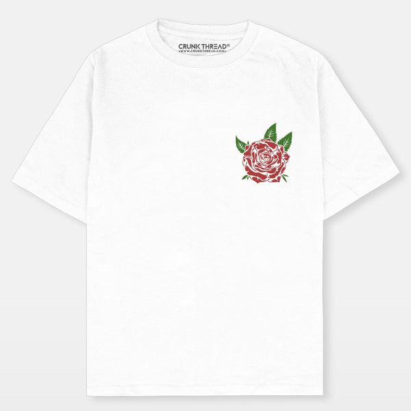 Mercy Oversized White T-shirt - Crunk Thread