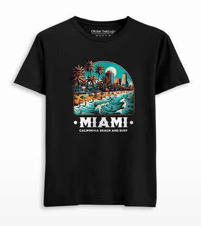 Miami Beach Surf T-shirt - Crunk Thread