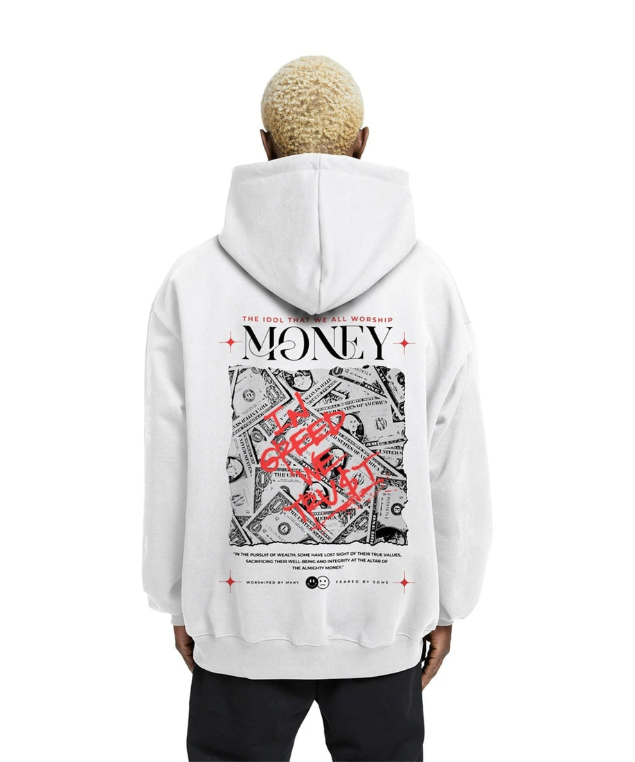 Money Relaxed Fit Drop Shoulder Hoodie - Crunk Thread