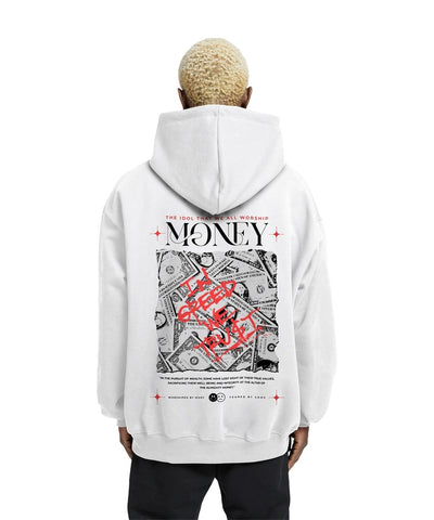 Money Relaxed Fit Drop Shoulder Hoodie - Crunk Thread