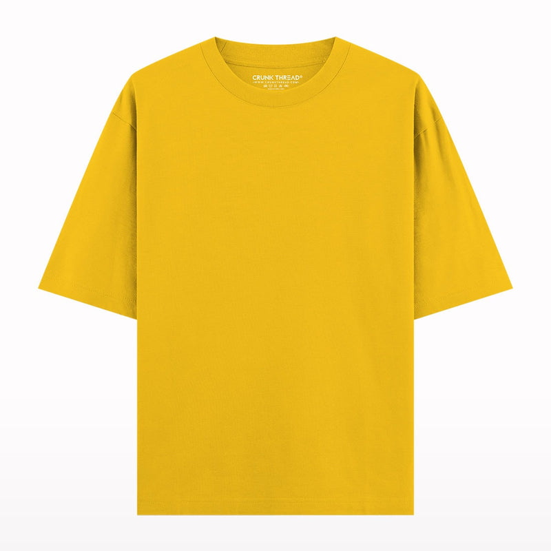 Plain Oversized T-shirt Heavyweight 240 GSM.