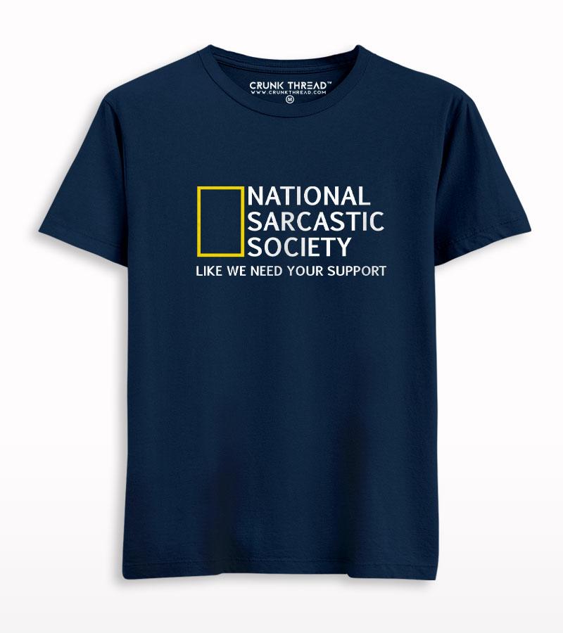 Sarcastic Society T-shirt - Crunk Thread
