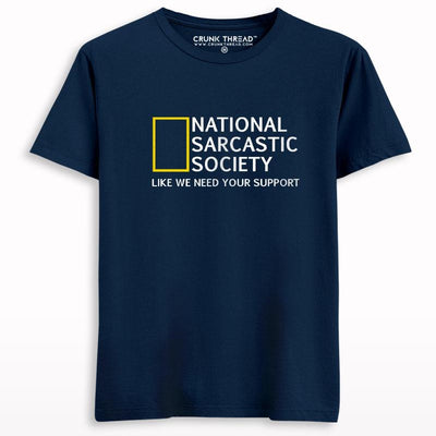 Sarcastic Society T-shirt - Crunk Thread