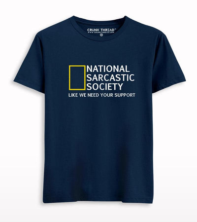 Sarcastic Society T-shirt - Crunk Thread