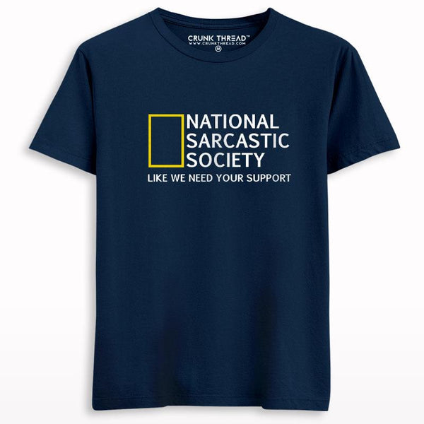 Sarcastic Society T-shirt - Crunk Thread