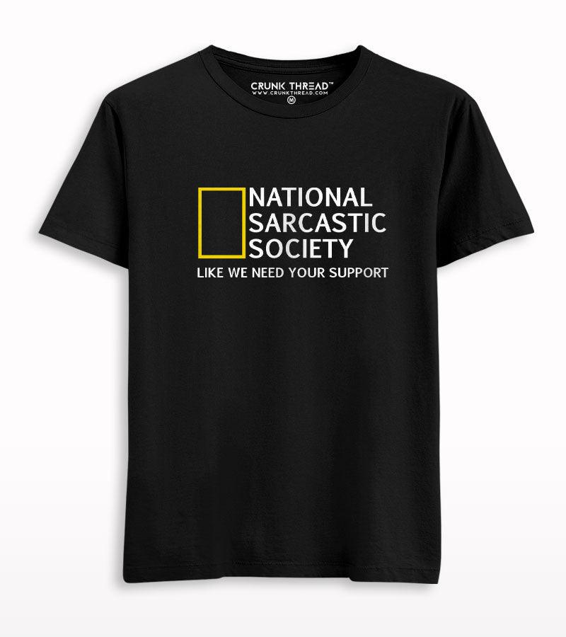 Sarcastic Society T-shirt - Crunk Thread