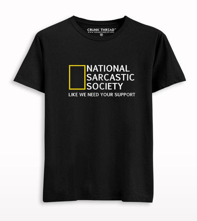 Sarcastic Society T-shirt - Crunk Thread