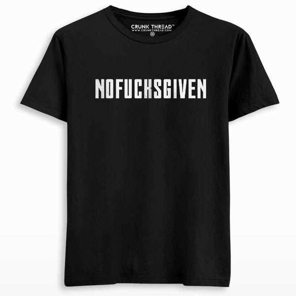 NOFUCKSGIVEN Printed T-shirt - Crunk Thread