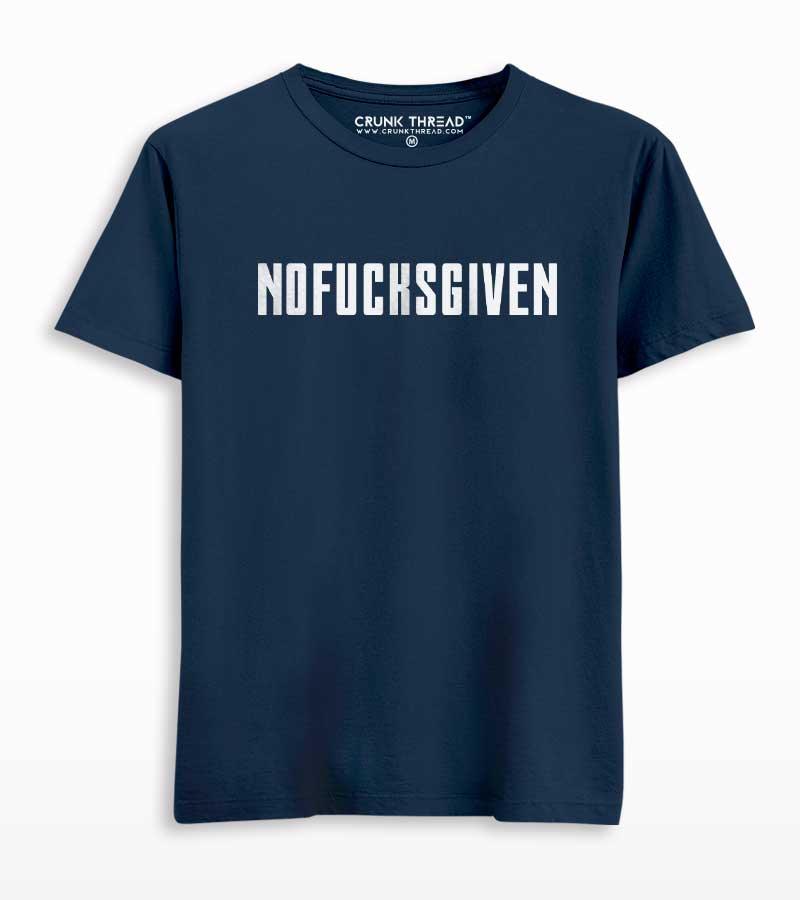 NOFUCKSGIVEN Printed T-shirt - Crunk Thread