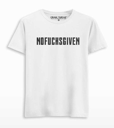 NOFUCKSGIVEN Printed T-shirt - Crunk Thread