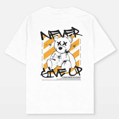 Never Giveup Oversized T-shirt - Crunk Thread