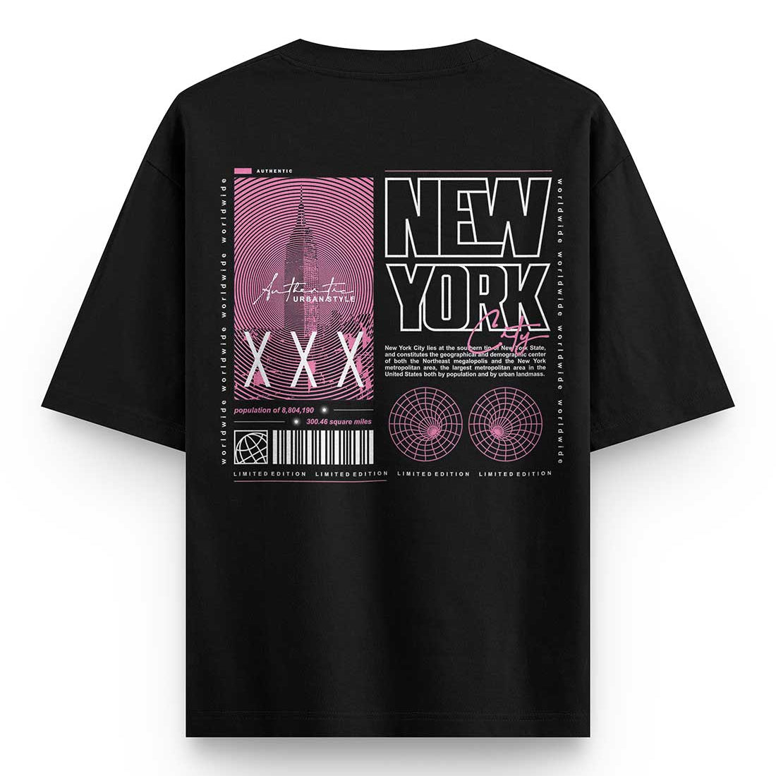 Newyork City Streetstyle Oversized T-shirt