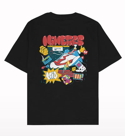 Nineties Kid Oversized T-shirt - Crunk Thread