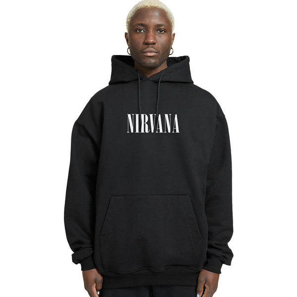 Nirvana Relaxed Fit Drop Shoulder Hoodie