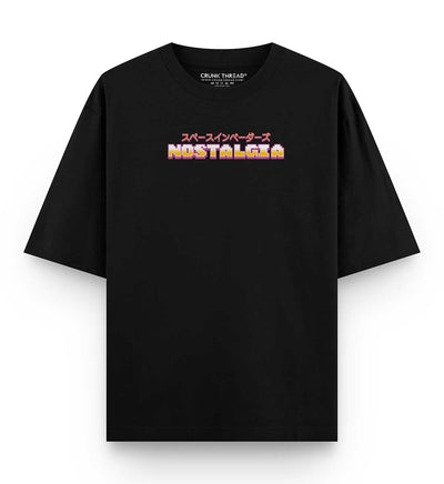 Nostalgia Gamer Astronaut Oversized T-shirt
