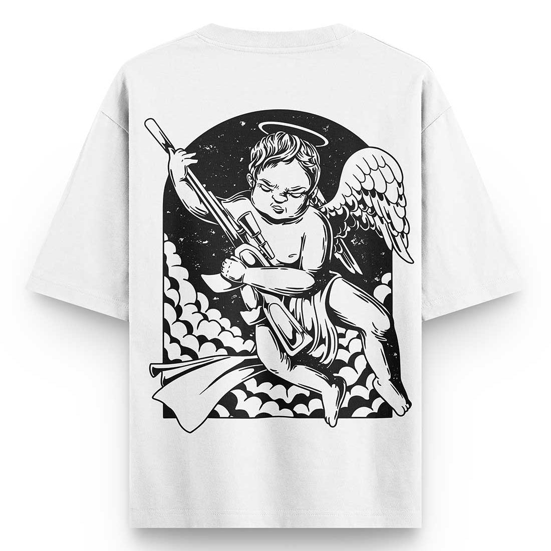 Not So Angelic Oversized Fit T-shirt