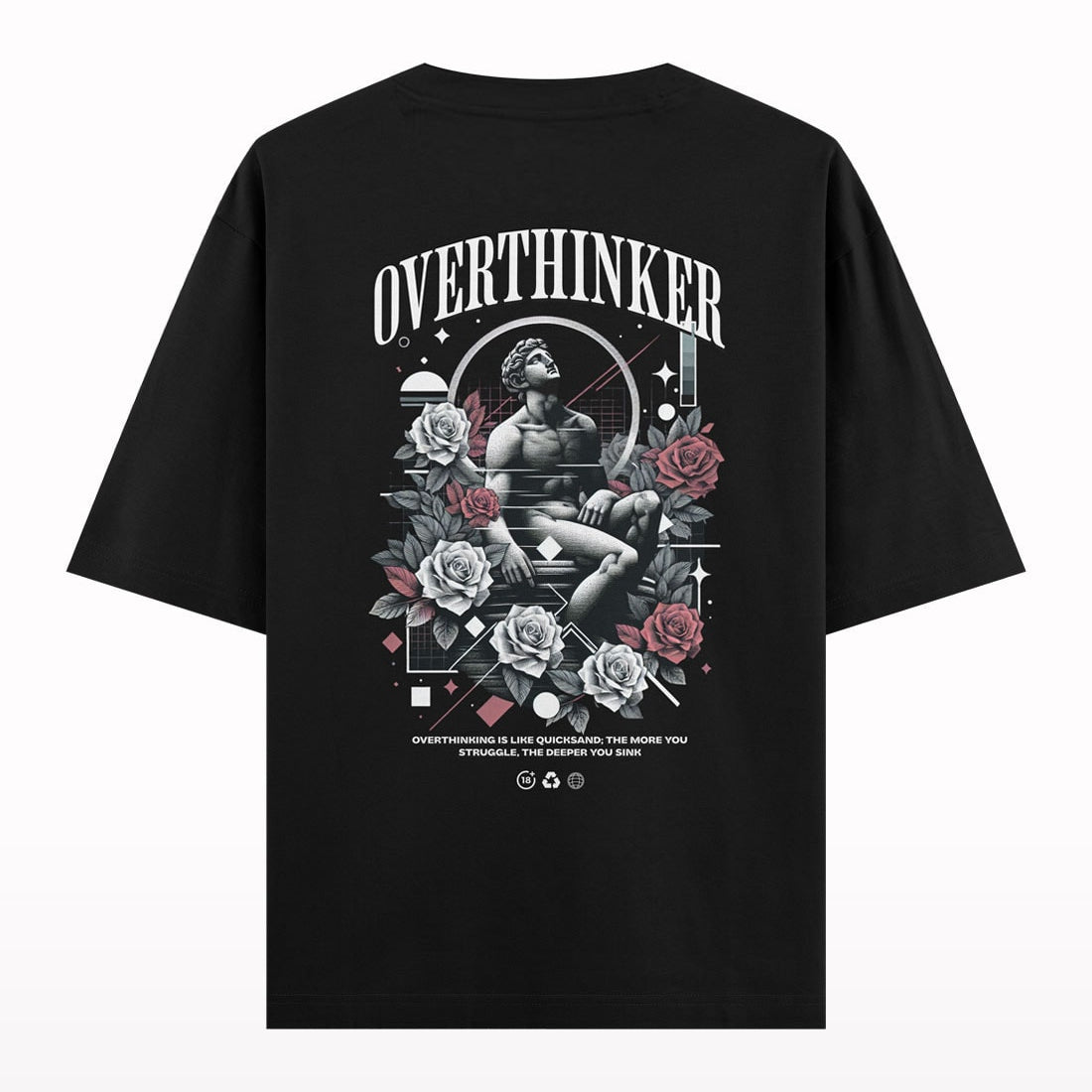 Overthinker Oversized T-shirt - Crunk Thread