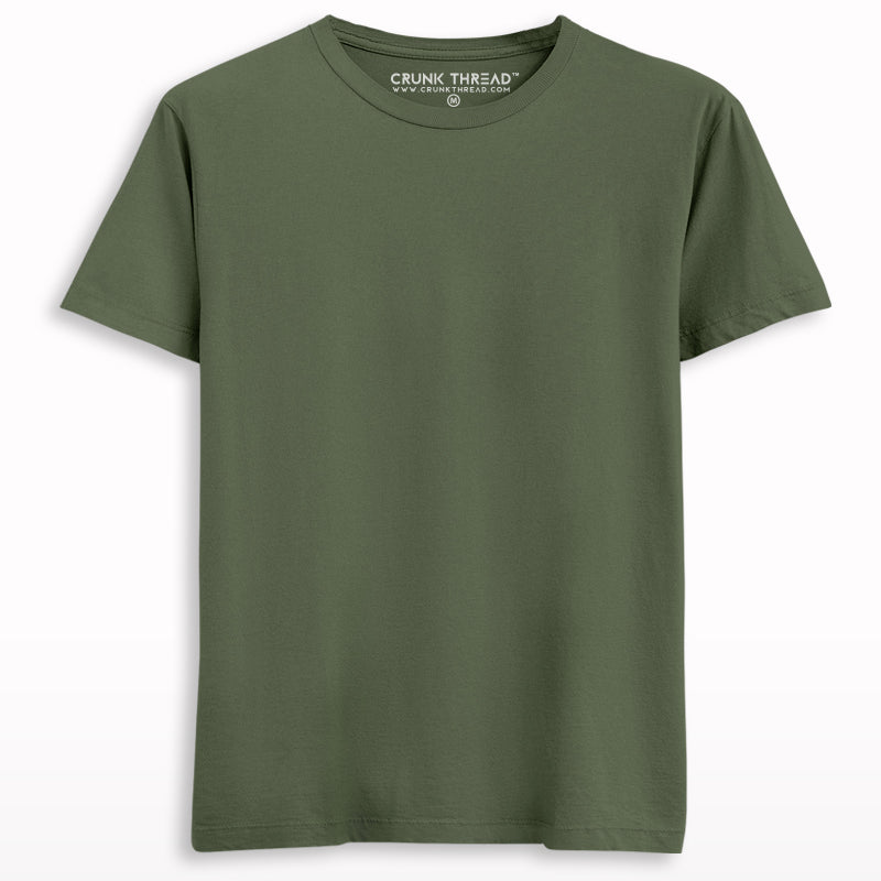 Plain Olive Green T-shirt