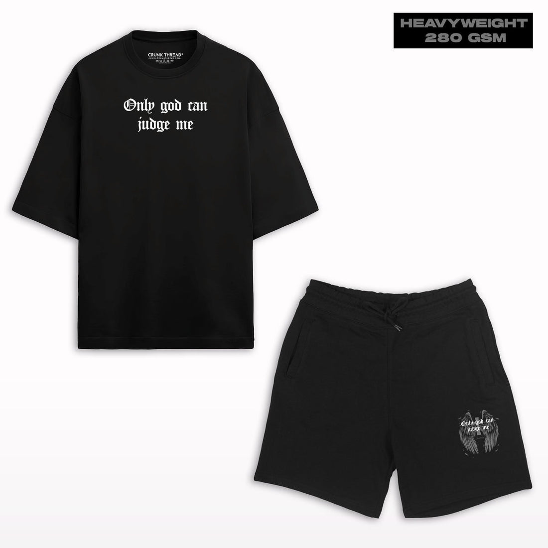 Only God Can Judge Me Oversized Co-Ords - Crunk Thread