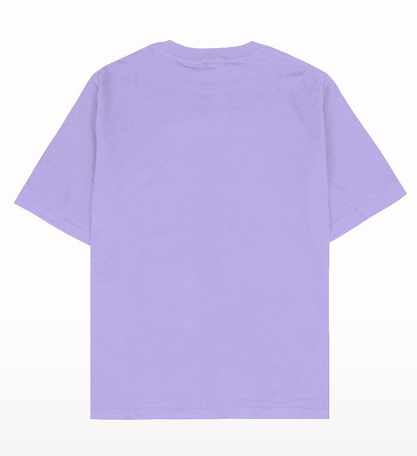 Unisex Oversized Plain Lavender T-shirt