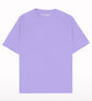 Oversized Lavender Plain T-shirt