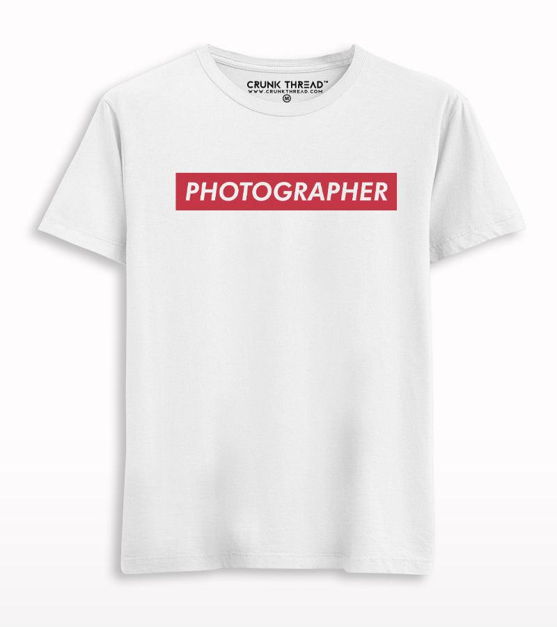 Photographer Printed T-shirt - Crunk Thread