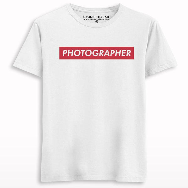 Photographer Printed T-shirt - Crunk Thread
