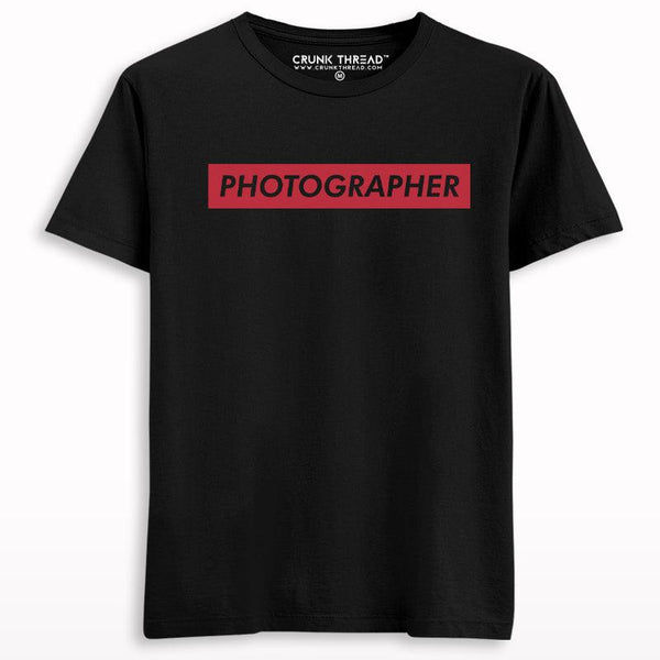 Photographer Printed T-shirt - Crunk Thread