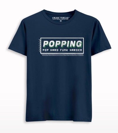 Popping Pop Hard Funk Harder T-shirt - Crunk Thread