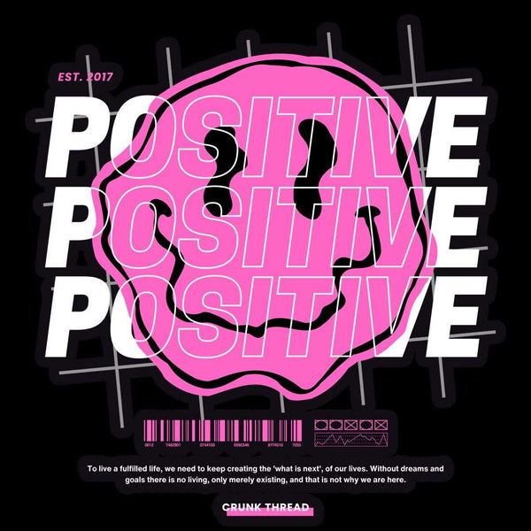 Positive Oversized T-shirt - Crunk Thread