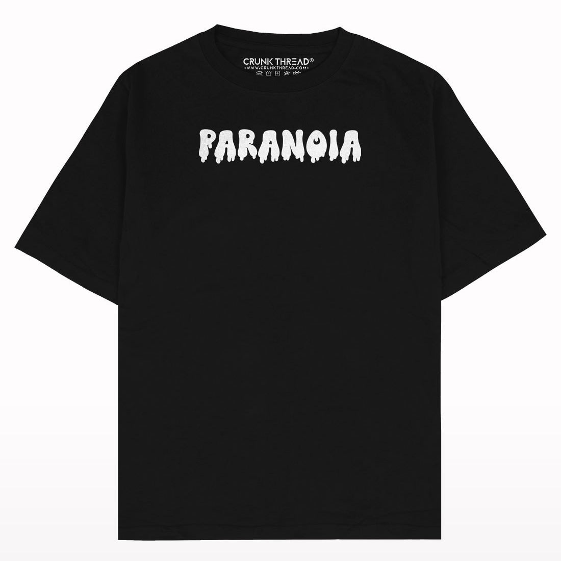 Paranoia Oversized T-shirt - Crunk Thread