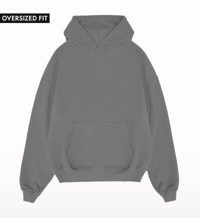 Plain Oversized Hoodie - Crunk Thread
