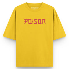 Poison Oversized Fit Mustard T-shirt