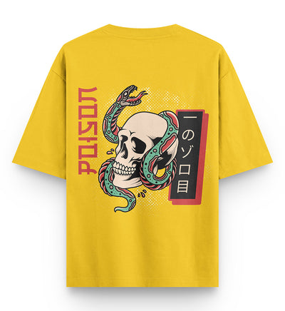 Poison Oversized Fit Mustard T-shirt