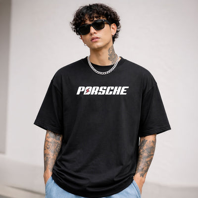 Porsche-oversized-t-shirt-front - Crunk Thread