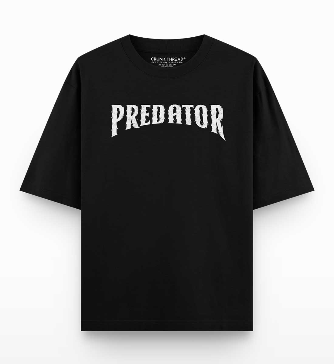 Predator Oversized T-shirt – Crunk Thread
