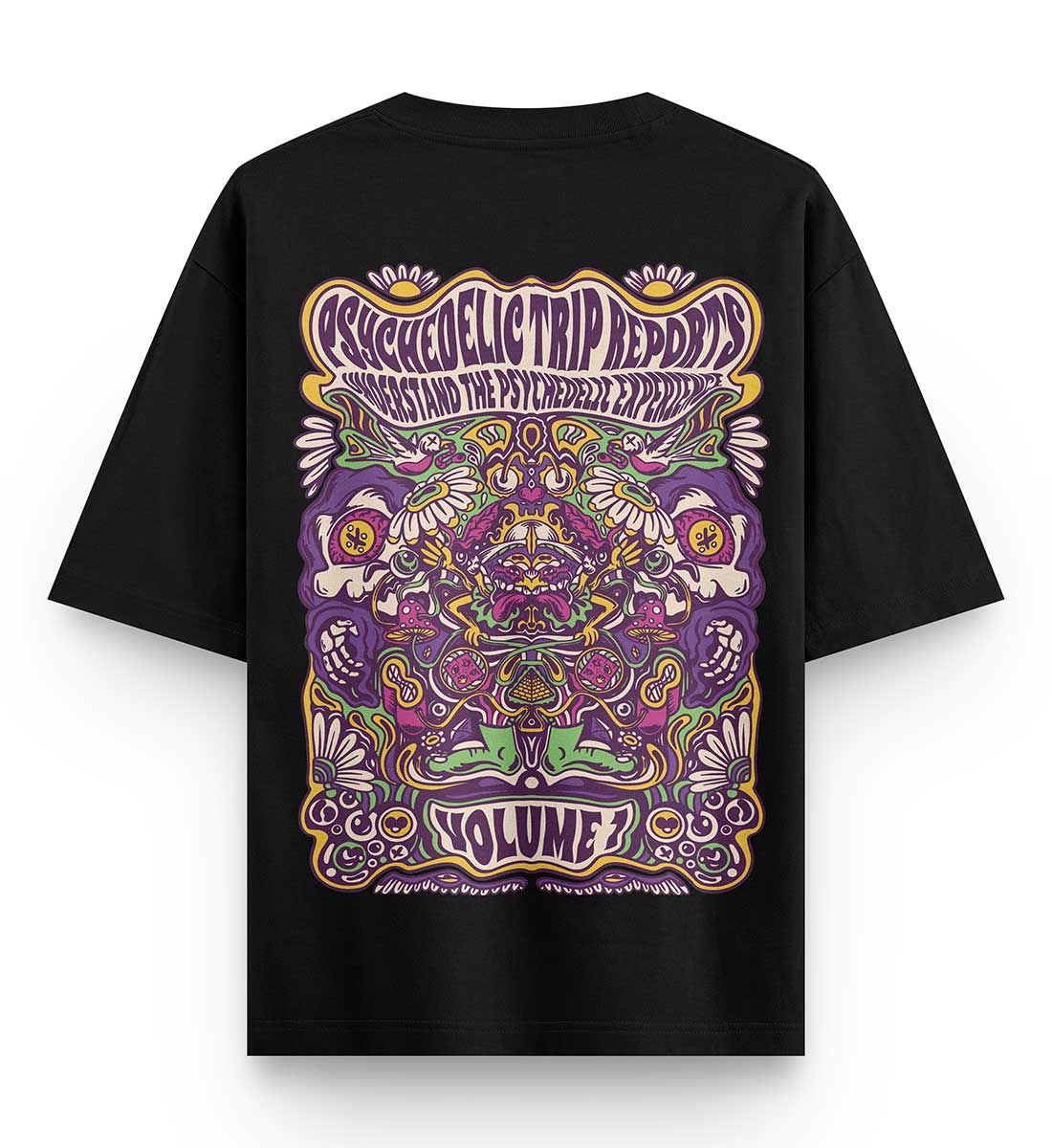 Psychedelic Oversized T-shirt – Crunk Thread