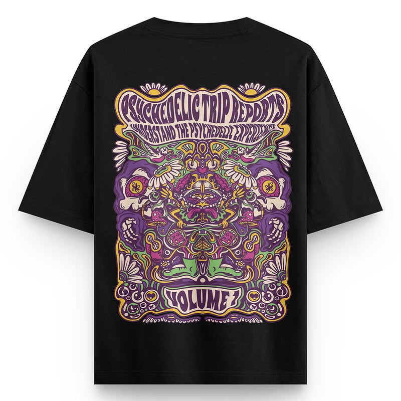 Psychedelic-oversized-t-shirt - Crunk Thread