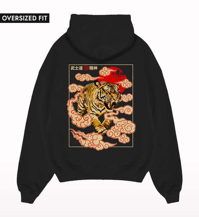Respect all fear no one Oversized Hoodie - Crunk Thread
