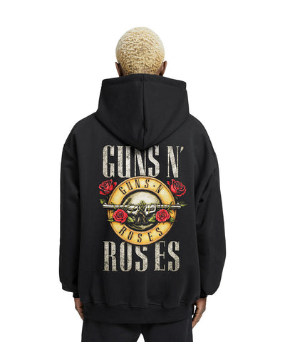 Retro-Band-Emblem-Relaxed-Hoodie-Back - Crunk Thread