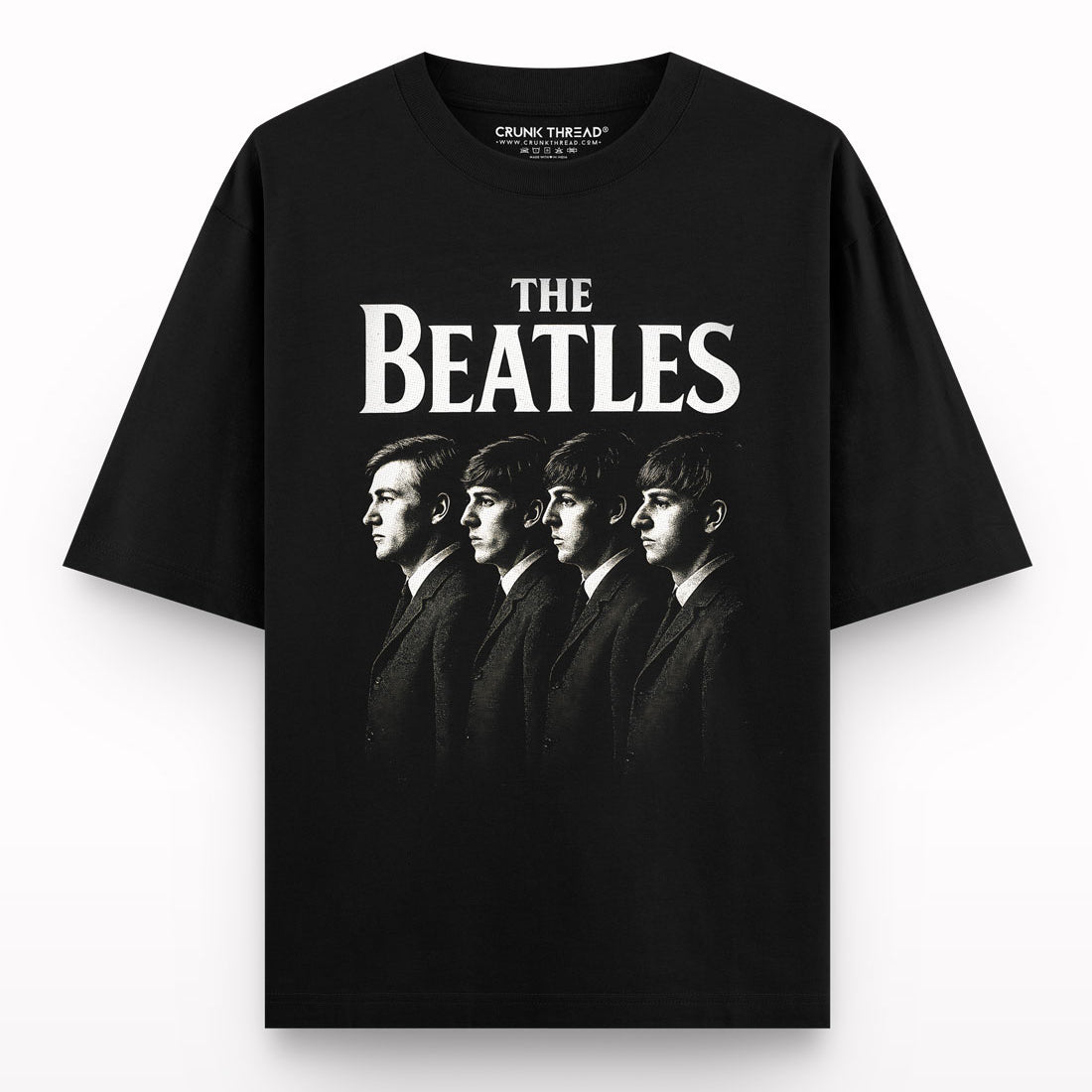 Retro-Beatles-Oversized-T-shirt - Crunk Thread