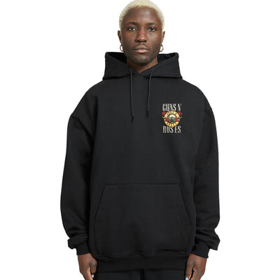 Retro-band-emblem-front-relaxed-hoodie - Crunk Thread