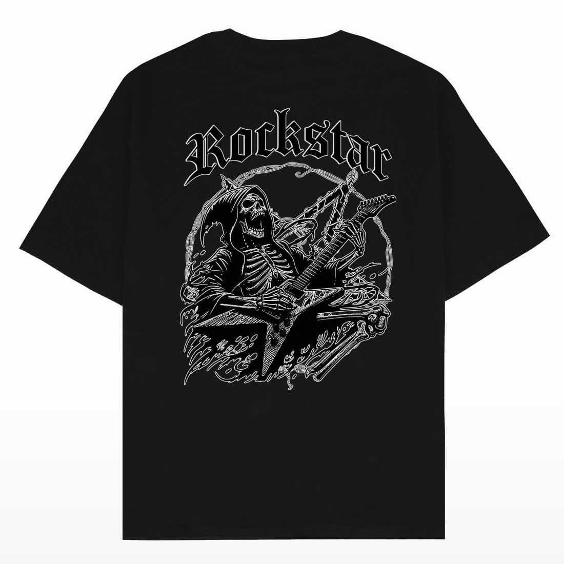 Rockstar Reaper Oversized T-shirt - Crunk Thread
