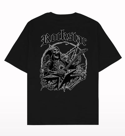 Rockstar Reaper Oversized T-shirt - Crunk Thread