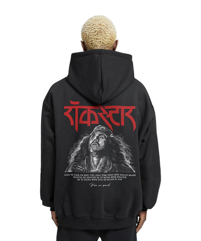 Rockstar-relaxed-back-hoodie - Crunk Thread