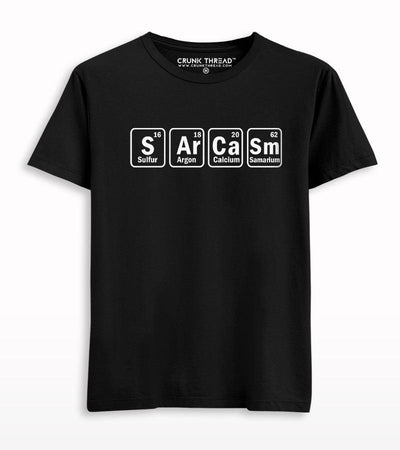 Sarcasm Periodic Table T-shirt - Crunk Thread